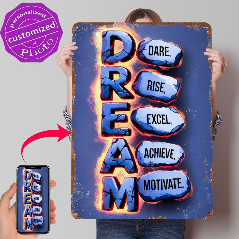 Retro Gaming Achievements - Décoration de chambre 'Dream Big' et