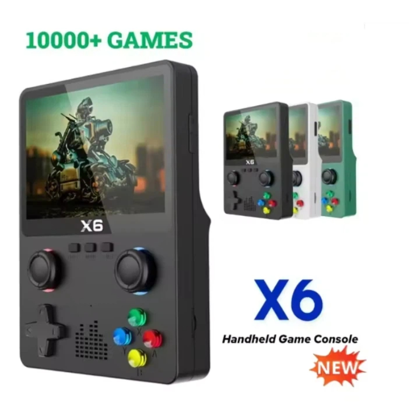 Retro Gaming X6 - Consoles de jeux portables X6, lecteur