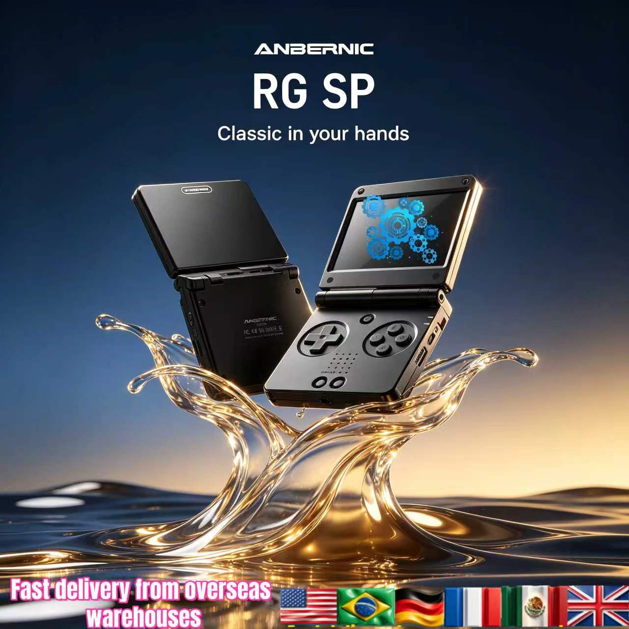 Retro Gaming Anbernic - Console de jeu portable Anbernic RGSP