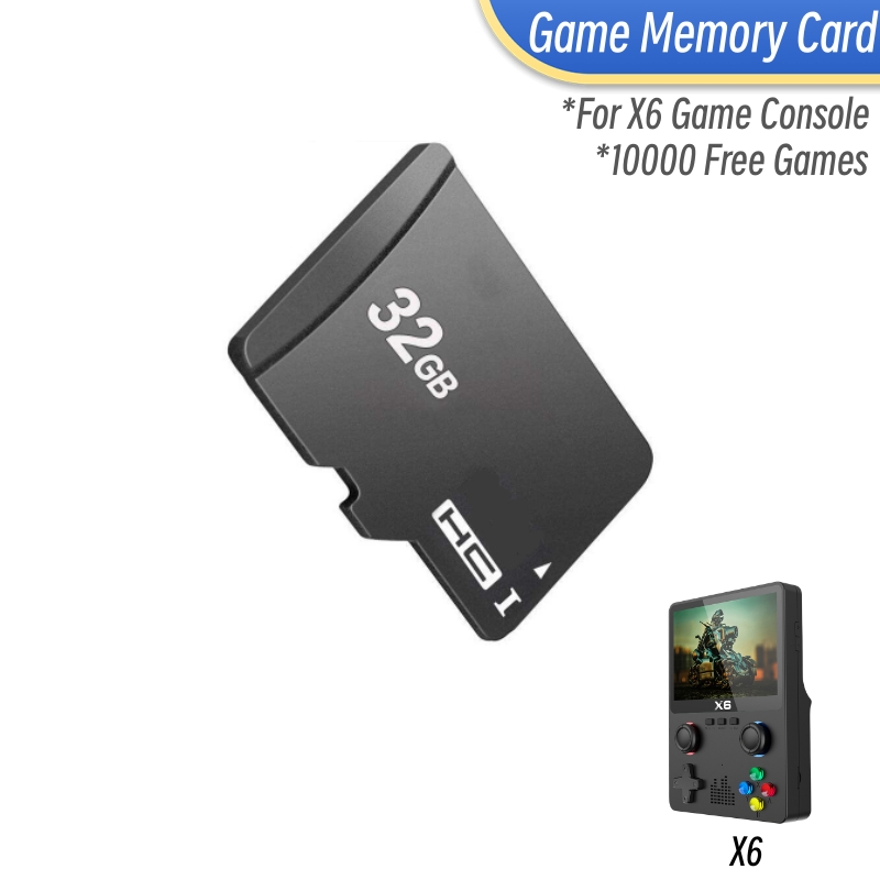 Retro Gaming X6 - Carte de jeu pour Console de