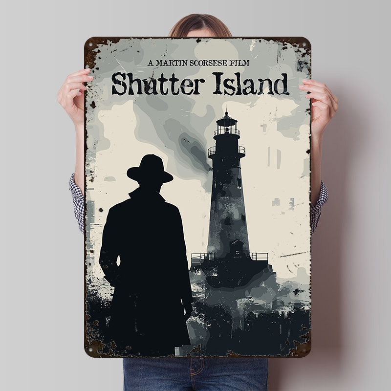 Retro Gaming Island - Affiche imprimée du film Shutter Island,