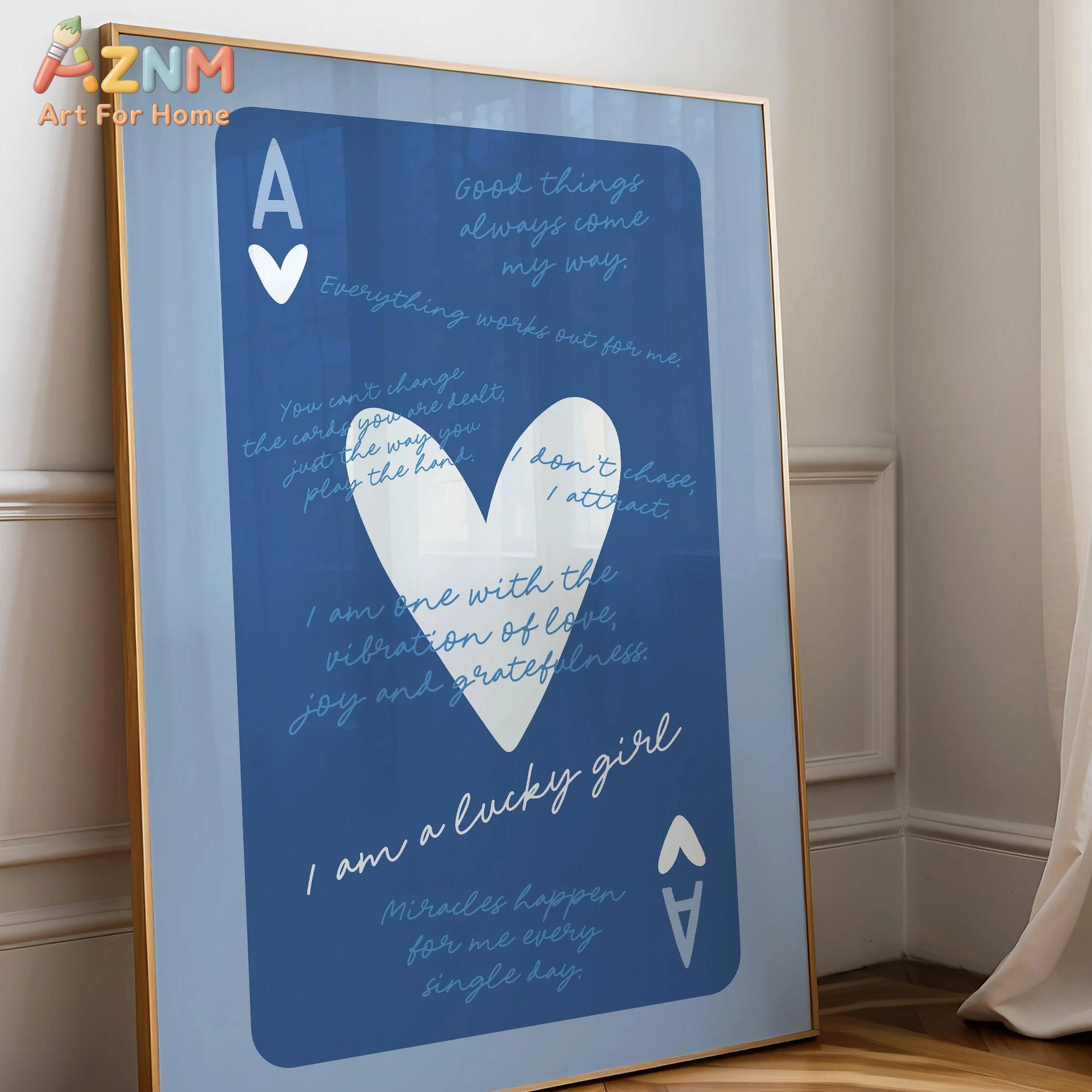 AZNM Ace of Spades Feeling Luc - Retro Poster Gaming avis et prix