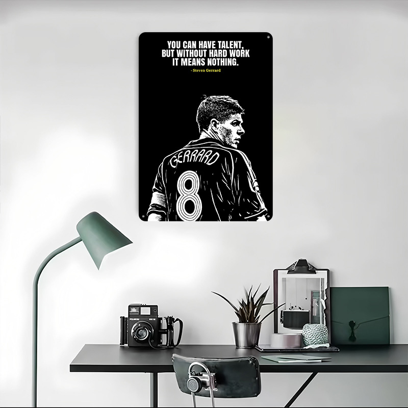 Poster métallique avec citatio - Retro Poster Gaming avis et prix