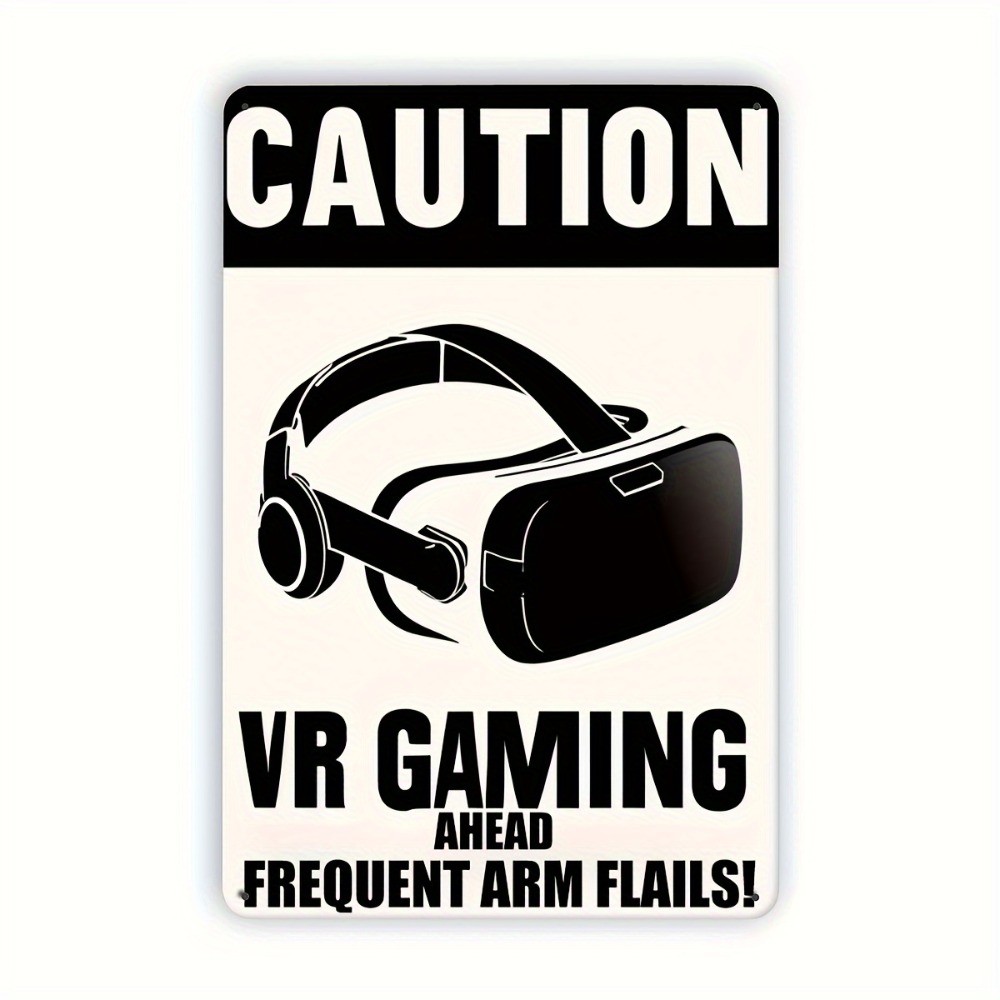 1PC Panneau en métal VR Gaming - Retro Gaming Vr avis et prix
