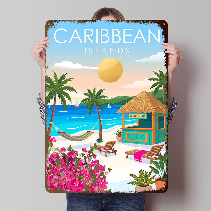 Affiche en tôle personnalisée  - Retro Gaming Island avis et prix