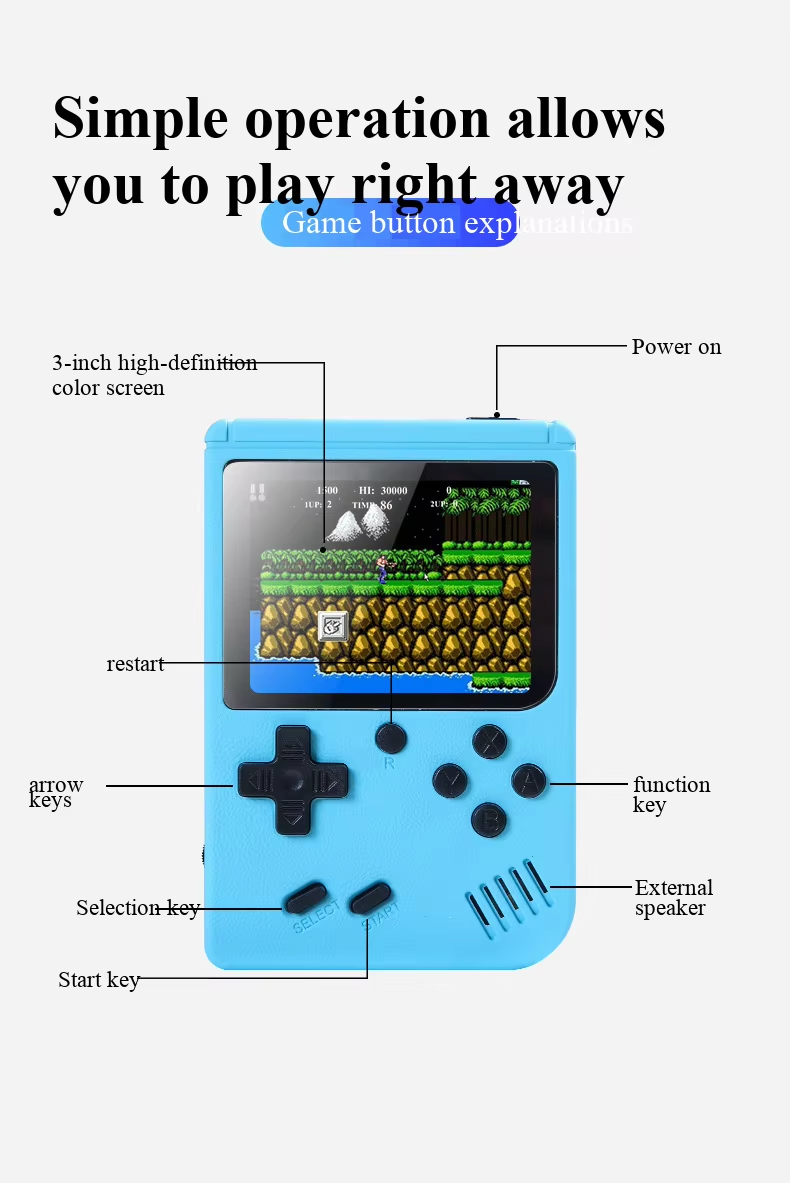 Console de jeux portable rétro - Retro Gaming Console Lego avis et prix