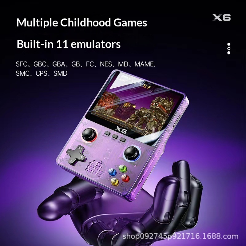 Consoles de jeux portables X6, - Retro Gaming X6 avis et prix