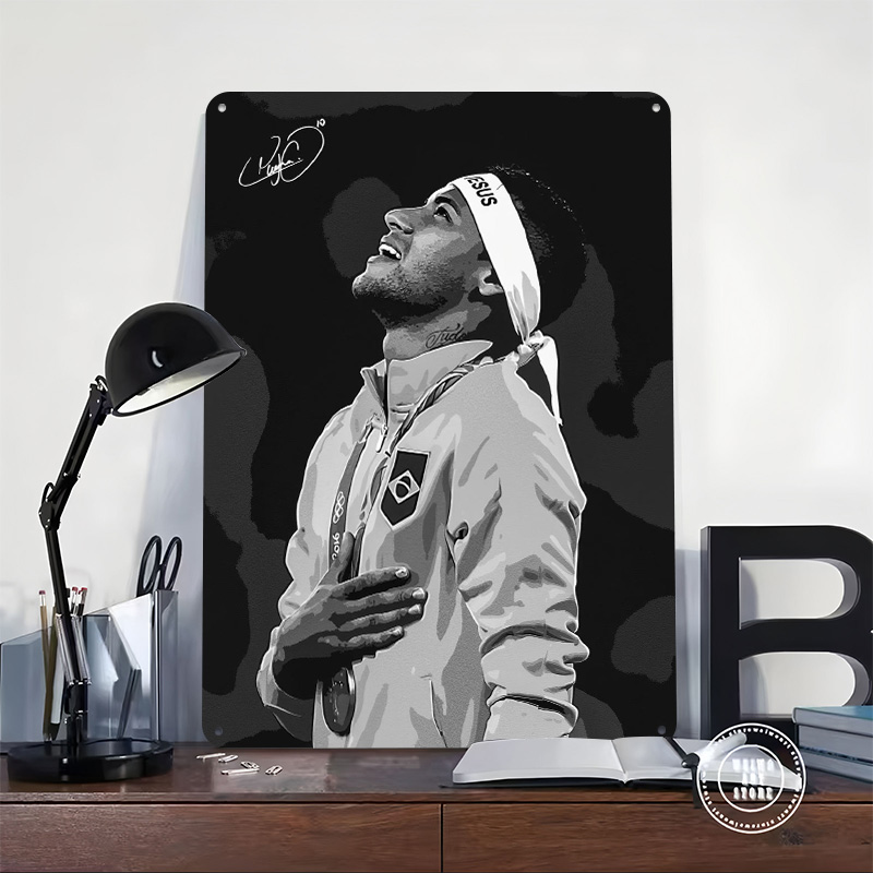 Neymar Jr. Affiche de portrait - Retro Poster Gaming avis et prix