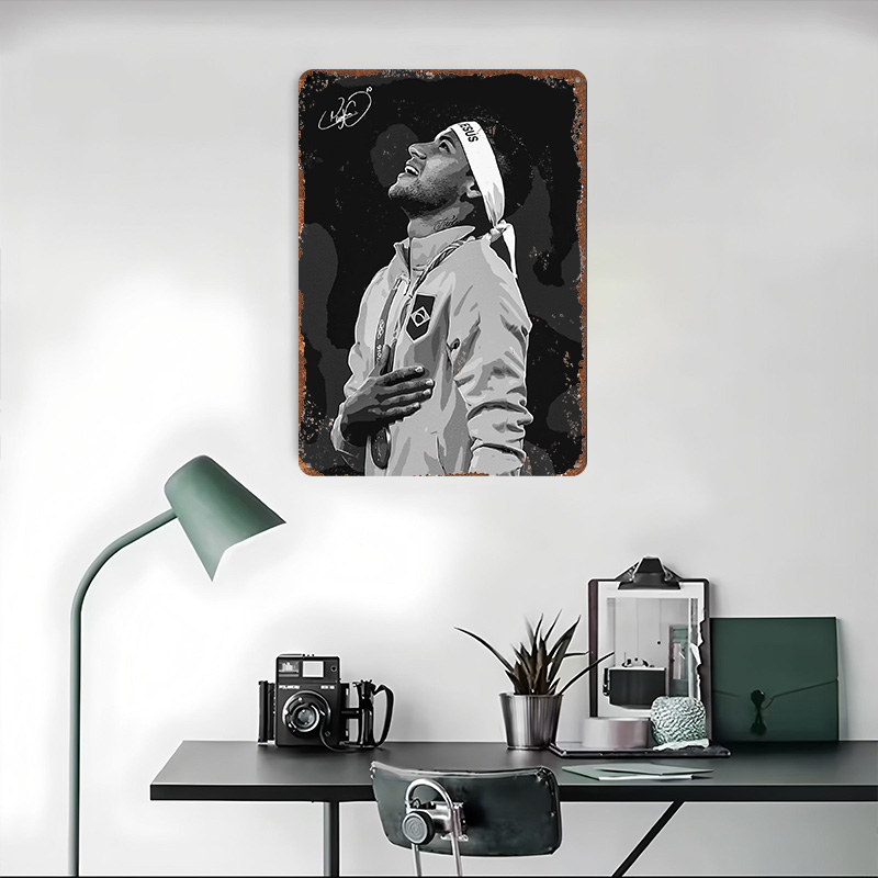 Neymar Jr. Affiche de portrait - Retro Poster Gaming avis et prix