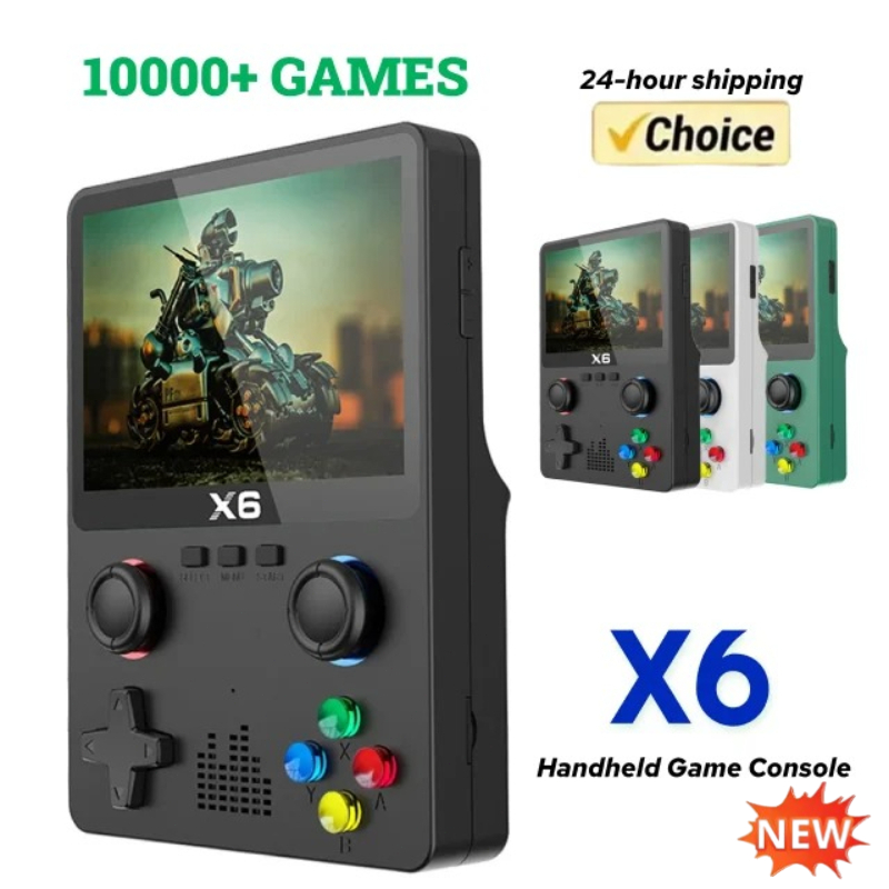 Console de jeu vidéo portable  - Retro Gaming X6 avis et prix