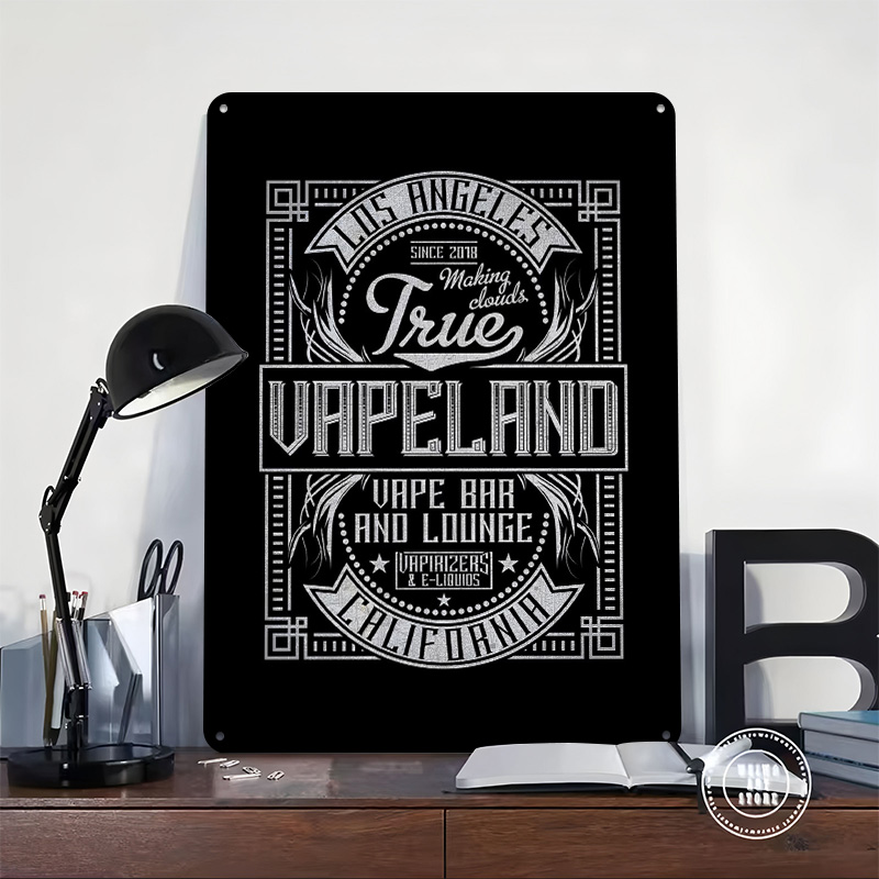 Affiches en fer blanc Vape Lan - Retro Gaming Island avis et prix