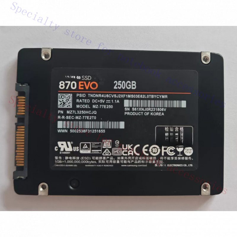 R+ Utilisé pour Samsung SSD 87 - Samsung Ssd Evo 870 avis et prix