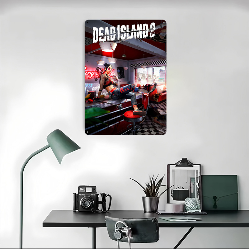 Affiche d'art de jeu Dead Isla - Retro Gaming Island avis et prix