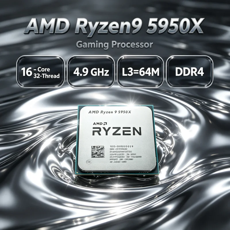 AMD Ryzen 9 5950X sans refroid - Amd Cpu Ryzen 9 avis et prix