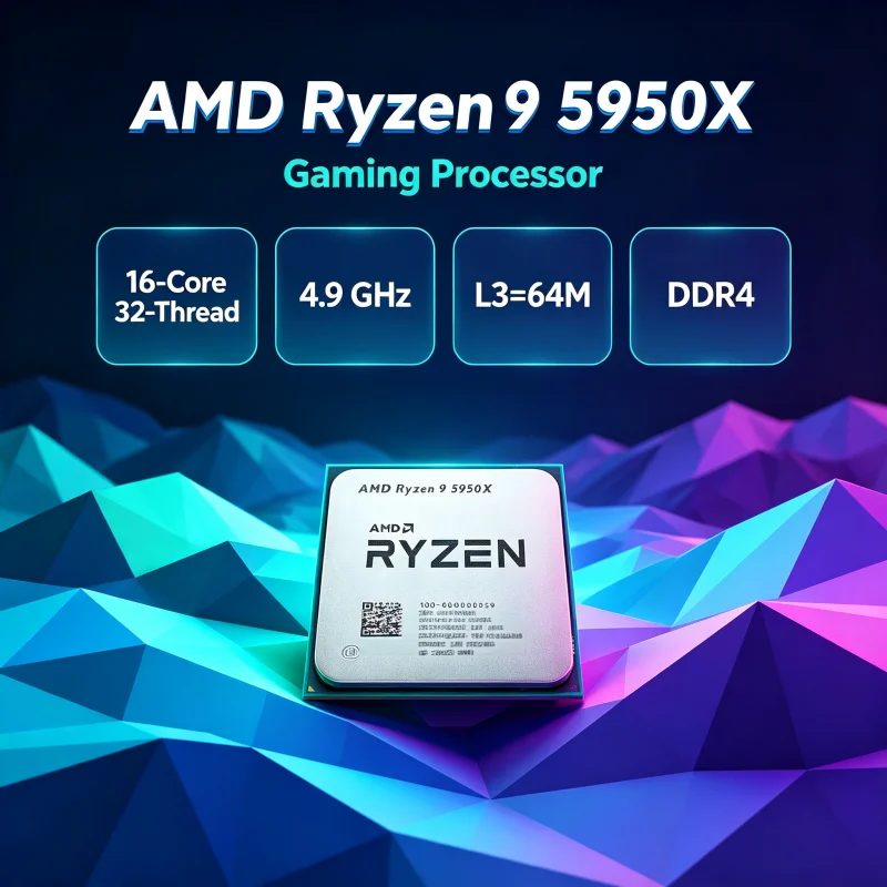 AMD Ryzen 9 5950X sans refroid - Amd Cpu Ryzen 9 avis et prix