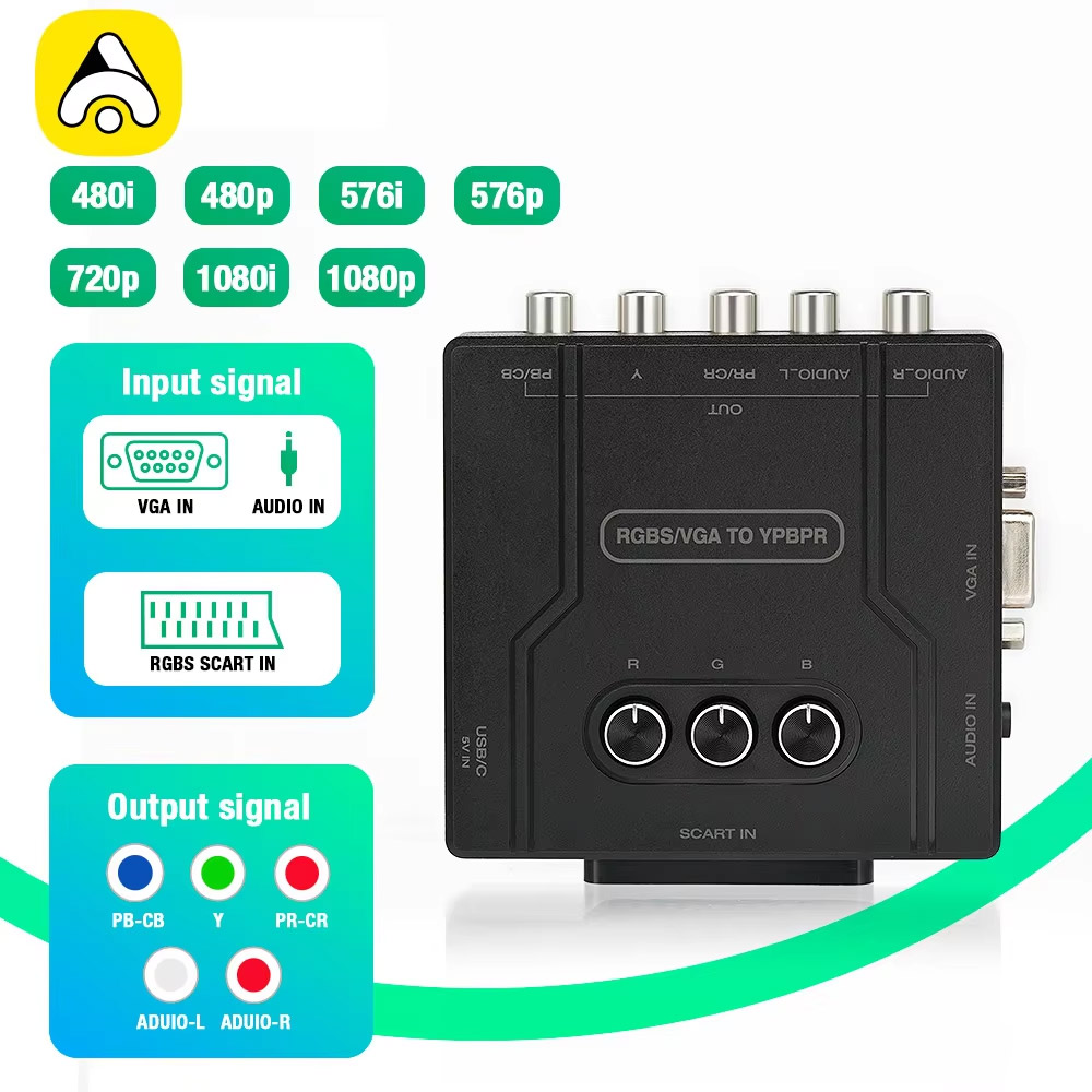 Convertisseur de composants RG - Retro Gaming Video avis et prix